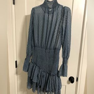 Fashion Nova - Blue Mini Dress - Size (L)